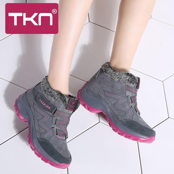 tkn women snow boots winter shoes warm plush waterproof ankle boots 2018 female wedge snow shoes women rubber 6139, Black
tkn women snow boots winter shoes warm plush waterproof ankle boots 2018 female wedge snow shoes women rubber 6139, Black