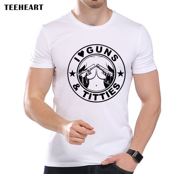 teeheart men's fashion i love gun and titties design t shirt cool short sleeve hipster funny tees la468, White;black
teeheart men's fashion i love gun and titties design t shirt cool short sleeve hipster funny tees la468, White;black