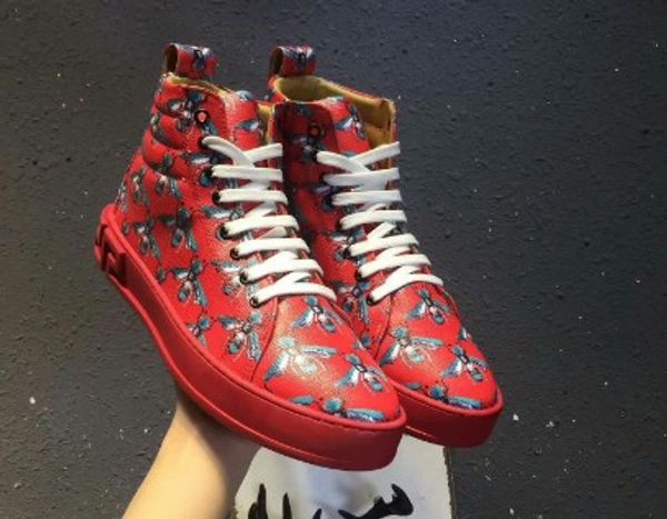 2018 arrival brand men shoes red color genuine leather high-fashion casual shoes luxury men sneakers, Black 
2018 arrival brand men shoes red color genuine leather high-fashion casual shoes luxury men sneakers, Black