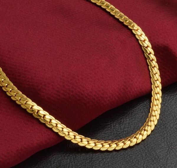 dhl 5mm fashion luxury mens womens jewelry 18k gold plated chain necklace for men women chains necklaces gifts accessories hip hiop, Silver
dhl 5mm fashion luxury mens womens jewelry 18k gold plated chain necklace for men women chains necklaces gifts accessories hip hiop, Silver