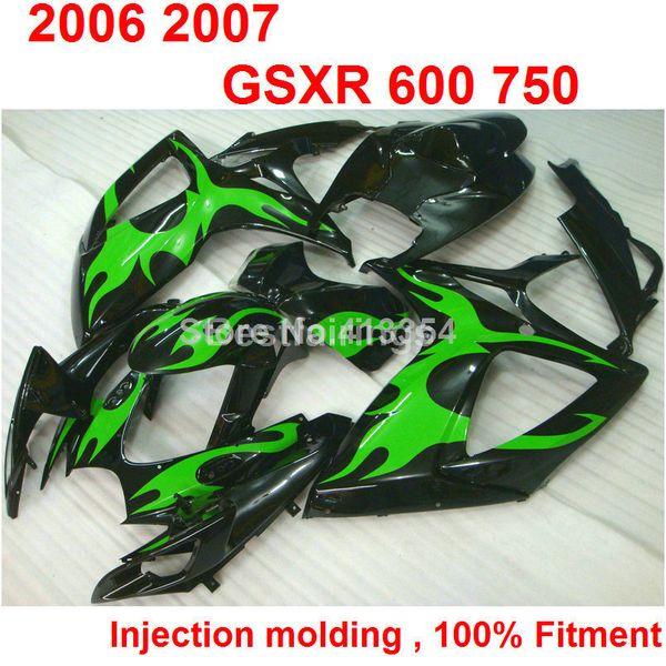 injection molding fairing kit for suzuki gsxr600 gsxr750 2006 2007 green flames in black fairings gsxr 600 750 06 07 tt52
injection molding fairing kit for suzuki gsxr600 gsxr750 2006 2007 green flames in black fairings gsxr 600 750 06 07 tt52