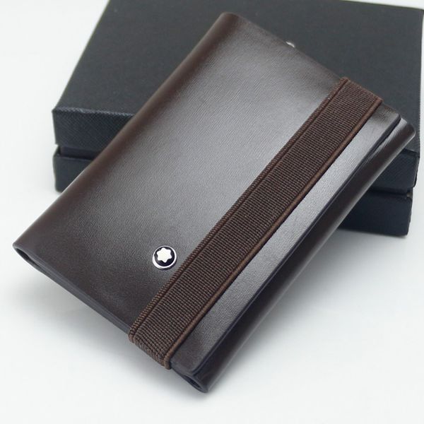 

genuine leather man folding wallet calfskin luxury mb wallet credit card holder cash clip , german brand cufflinks lovers gifts, Silver