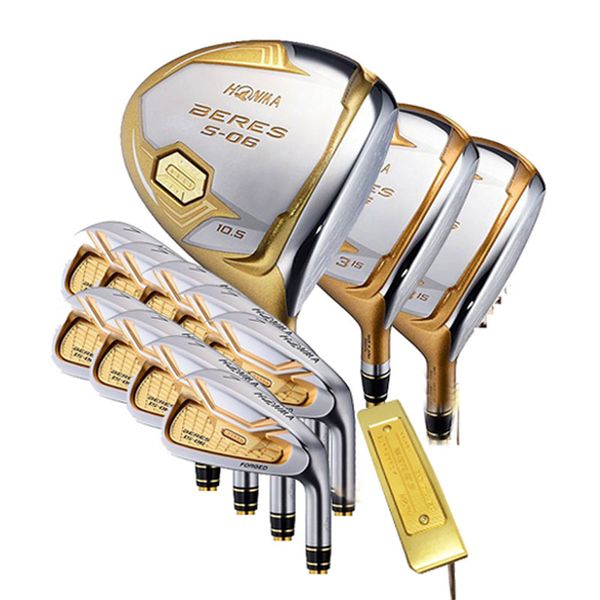 Новые мужские гольф-клубы HONMA s-06 4-звездочный гольф комплект клюшек для водителя +
Новые мужские гольф-клубы HONMA s-06 4-звездочный гольф комплект клюшек для водителя +