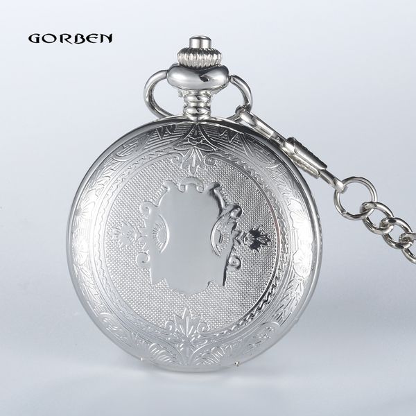 2016 retro gobren full roman numerals silver plated pocket watch mens vintage analog quartz fob waist women watch, Slivery;golden
2016 retro gobren full roman numerals silver plated pocket watch mens vintage analog quartz fob waist women watch, Slivery;golden