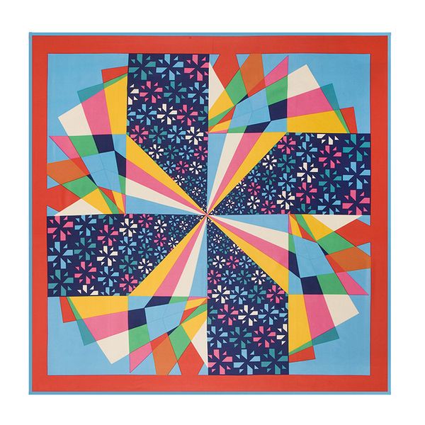 women silk square scarf bright color geometric stylish print foulard female fashion neck scarf new [3621
women silk square scarf bright color geometric stylish print foulard female fashion neck scarf new [3621