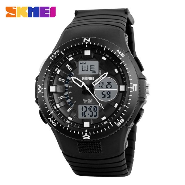 skmei sports watches men 50m waterproof chronograph date alarm multifunction watch f dual display wristwatches 1198, Slivery;brown
skmei sports watches men 50m waterproof chronograph date alarm multifunction watch f dual display wristwatches 1198, Slivery;brown