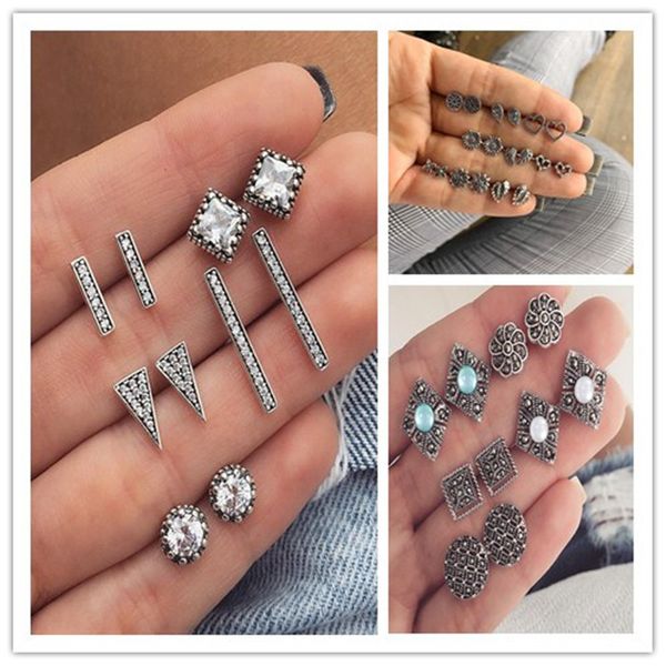 vintage silver earrings sets for women retro heart flower opal stud earring jewelry set brinco party gifts sr, Golden;silver
vintage silver earrings sets for women retro heart flower opal stud earring jewelry set brinco party gifts sr, Golden;silver