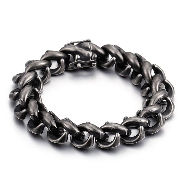 heavy cool biker 8.66'' 15mm black fashion stainless steel vintage biker link chain bracelet holiday gifts for mens gifts
heavy cool biker 8.66'' 15mm black fashion stainless steel vintage biker link chain bracelet holiday gifts for mens gifts