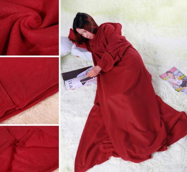 3 colors 170*135cm soft warm fleece blanket robe cloak with cozy sleeves wearable sleeve blanket wearable blanket 3 colors
3 colors 170*135cm soft warm fleece blanket robe cloak with cozy sleeves wearable sleeve blanket wearable blanket 3 colors