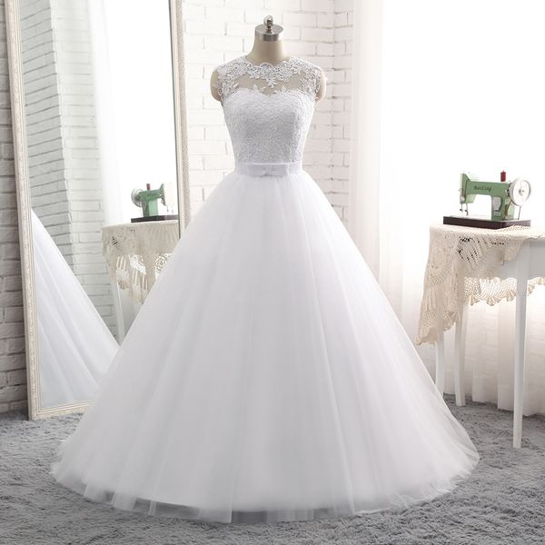 plus size wedding dresses ball gown real pictures pleats tulle lace open back with lace-up floor length wedding dresses 2018, White
plus size wedding dresses ball gown real pictures pleats tulle lace open back with lace-up floor length wedding dresses 2018, White
