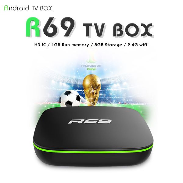 2018 Новый R69 Android 7.1 TV BOX Allwinner H3 чип четырехъядерный Rom 1 ГБ оперативной памяти 8 ГБ Set T
2018 Новый R69 Android 7.1 TV BOX Allwinner H3 чип четырехъядерный Rom 1 ГБ оперативной памяти 8 ГБ Set T