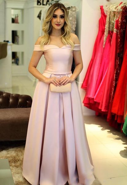 Off Shoulder Blush Pink 2019 Long Evening Dresses Cheap Long Lace Up Back A Line Formal Prom Dress Party Gowns Elegant Formal Dress
Off Shoulder Blush Pink 2019 Long Evening Dresses Cheap Long Lace Up Back A Line Formal Prom Dress Party Gowns Elegant Formal Dress