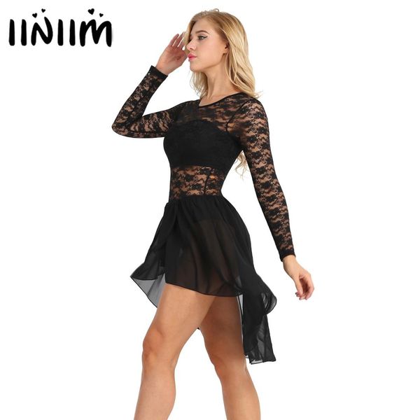 formal dancing dress for women long sleeve floral lace gymnastics leotard bodysuit ballet dancewear performance dress, Black;red
formal dancing dress for women long sleeve floral lace gymnastics leotard bodysuit ballet dancewear performance dress, Black;red