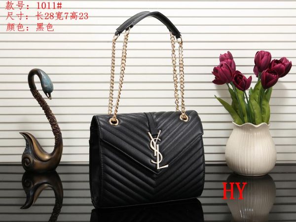 

Luxury Ladies Handbags Top Quality Vintage Shoulder Bags for Women Leather Chain Bag Shoulder Bags Handbags Wallet #08