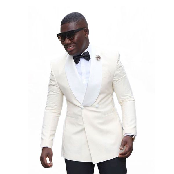 mens ivory slim fit shawl lapel wedding 2 piece suit formal casual one button double breasted grooms prom business suit blazer, White;black
mens ivory slim fit shawl lapel wedding 2 piece suit formal casual one button double breasted grooms prom business suit blazer, White;black