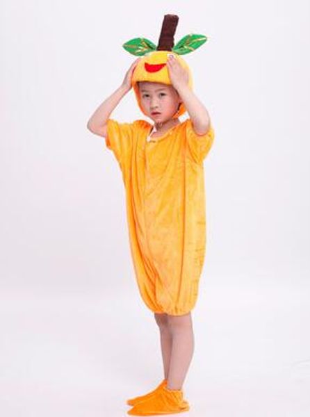 2017 new style children cosplay orange pineapple fruits perform sequins clothing boys and girls dance conjoined clothes long style, Black 
2017 new style children cosplay orange pineapple fruits perform sequins clothing boys and girls dance conjoined clothes long style, Black