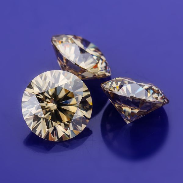 champagne color mozanit 7.0mm round brilliant cut moissanites loose gems stones for jewelry making, Black
champagne color mozanit 7.0mm round brilliant cut moissanites loose gems stones for jewelry making, Black