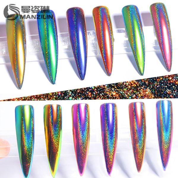 manzilin 0.2g peacock holographic chameleon nail glitter powder mirror holo laser chrome pigment manicure nail art decoration, Silver;gold
manzilin 0.2g peacock holographic chameleon nail glitter powder mirror holo laser chrome pigment manicure nail art decoration, Silver;gold