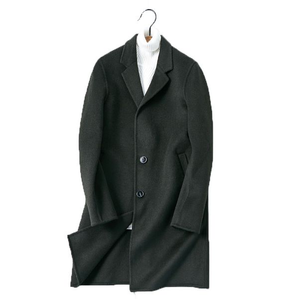 2017 mens woolen windbreaker m-3xl plus size europe single breasted quality winter warm jacket man coat, Black
2017 mens woolen windbreaker m-3xl plus size europe single breasted quality winter warm jacket man coat, Black