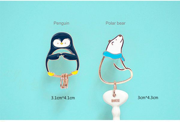 cartoon animal keychain metal keyring polar bear penguin key chain enamel bag pendant hanging ornament car pendants q786, Silver
cartoon animal keychain metal keyring polar bear penguin key chain enamel bag pendant hanging ornament car pendants q786, Silver