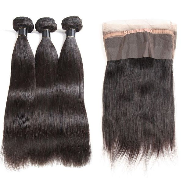 brazilian straight virgin hair with 360 lace frontal closure human hair 3 bundles with frontal natural black lace frontal closure, Black;brown
brazilian straight virgin hair with 360 lace frontal closure human hair 3 bundles with frontal natural black lace frontal closure, Black;brown