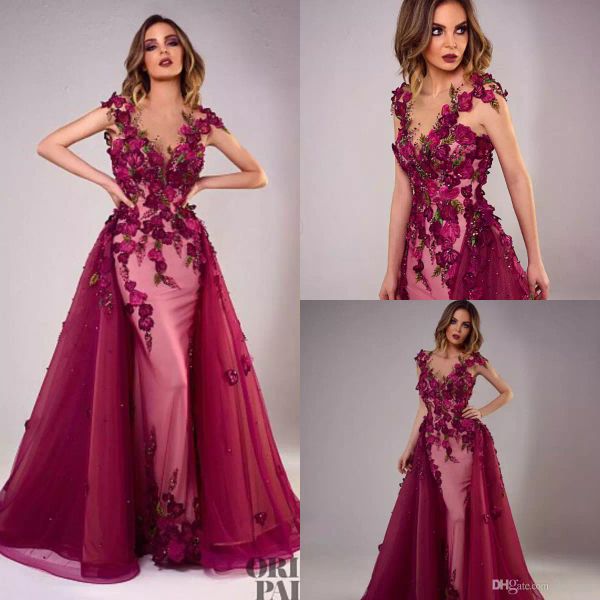 tony chaaya 2020 evening dresses detachable train burgundy beads mermaid party gowns lace applique sleeveless luxury long prom dress, Black;red
tony chaaya 2020 evening dresses detachable train burgundy beads mermaid party gowns lace applique sleeveless luxury long prom dress, Black;red