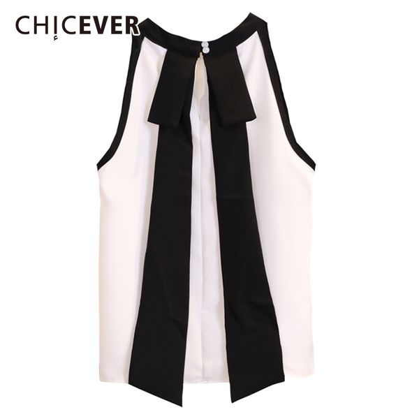 chicever chiffon womens and blouses shirt o neck sleeveless bow ribbon white blouse female summer fashion clothes 2018
chicever chiffon womens and blouses shirt o neck sleeveless bow ribbon white blouse female summer fashion clothes 2018