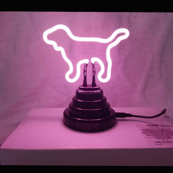 pink dog neon sign with black plastic base handmade real glass tube home decoration art gift doggie doggy neon signs 5.5"x7
pink dog neon sign with black plastic base handmade real glass tube home decoration art gift doggie doggy neon signs 5.5"x7