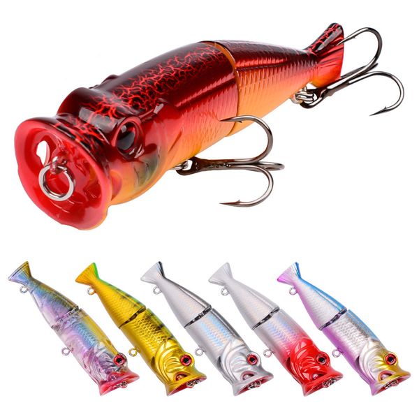 ater swimming popper fishing crankbaits freshwater lure 8cm 11.5g 2 segments body realistic fish laser lures hooks
ater swimming popper fishing crankbaits freshwater lure 8cm 11.5g 2 segments body realistic fish laser lures hooks