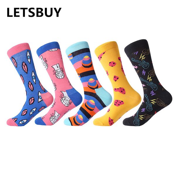 letsbuy 5pairs/lot men socks combed cotton colorful novelty crew funny socks for men and women casual business dress wedding gif, Black
letsbuy 5pairs/lot men socks combed cotton colorful novelty crew funny socks for men and women casual business dress wedding gif, Black