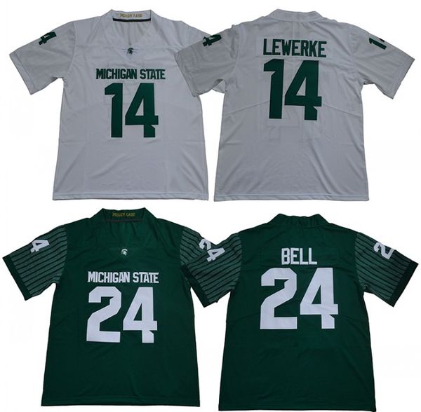 Michigan State Spartan Jersey 14 Brian Lewerke 24 Le'Veon Bell Men college Football Jersey Green White Free Shipping
Michigan State Spartan Jersey 14 Brian Lewerke 24 Le'Veon Bell Men college Football Jersey Green White Free Shipping