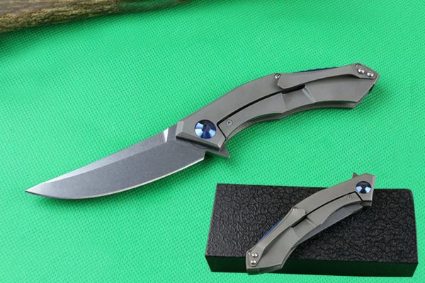 High End Shirogorov Blue Moon Scimitar Flipper Folding Knife Bearing System Pocket EDC Tools D2 Satin Blade Outdoors Tactical Knives P321R
High End Shirogorov Blue Moon Scimitar Flipper Folding Knife Bearing System Pocket EDC Tools D2 Satin Blade Outdoors Tactical Knives P321R