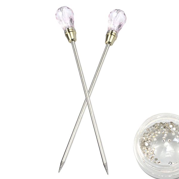 1pcs nail art stirring rods needle dotting tools picked up rhinestones/stir gel powder liquid manicure nail supplies tr320#3, Silver
1pcs nail art stirring rods needle dotting tools picked up rhinestones/stir gel powder liquid manicure nail supplies tr320#3, Silver