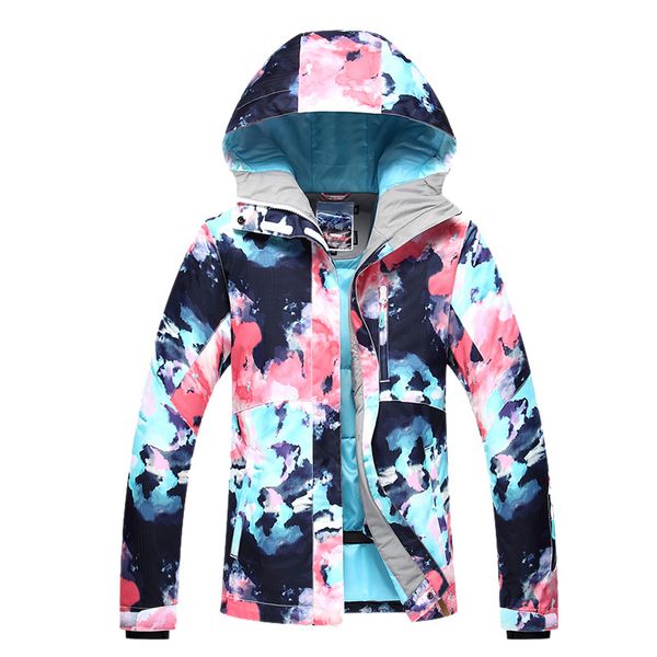 

gsou snow brand ski jacket women snowboard jackets female waterproof coat skiing suit ladies winter outdoor sport clothing