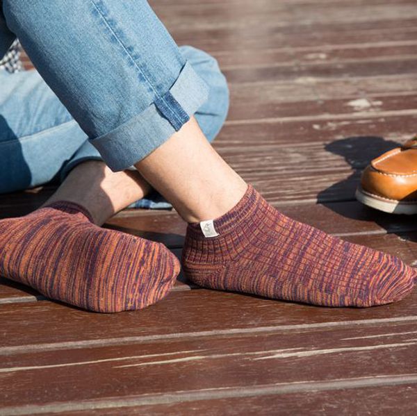 Vertical Stripe Colors Chic Men Fiber Liner Socks Invisible Non -Slip Boat Slippers Plain Footies New 5 Pais /Lot
Vertical Stripe Colors Chic Men Fiber Liner Socks Invisible Non -Slip Boat Slippers Plain Footies New 5 Pais /Lot