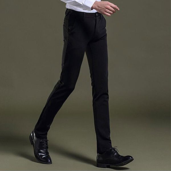 fashion mens suits pants classic male trousers korean style skinny man slim fit black blue formal pants men's dress pant, White;black
fashion mens suits pants classic male trousers korean style skinny man slim fit black blue formal pants men's dress pant, White;black