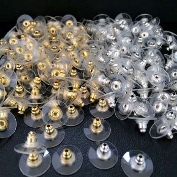 scolour 500pcs silver/18k gold/platinum rhodium tone hypo allergenic bullet clutch earring backs plastic with pad iing, White
scolour 500pcs silver/18k gold/platinum rhodium tone hypo allergenic bullet clutch earring backs plastic with pad iing, White