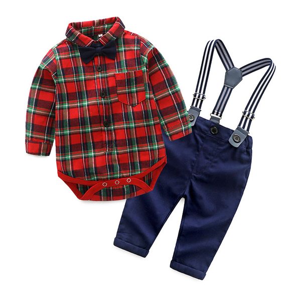2018 fashion baby boy clothing sets gentleman baby plaid bodysuits +pants+bow tie suit long sleeve kids boy sets kids clothes, White
2018 fashion baby boy clothing sets gentleman baby plaid bodysuits +pants+bow tie suit long sleeve kids boy sets kids clothes, White