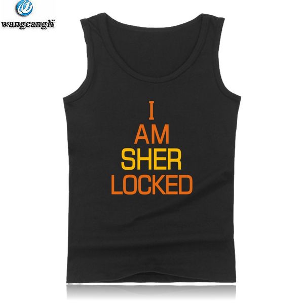 w1 sherlock holmes tank vest men popular american drama bodybuilding casual sleeveless t shirt cotton fashion tank top, White;black
w1 sherlock holmes tank vest men popular american drama bodybuilding casual sleeveless t shirt cotton fashion tank top, White;black
