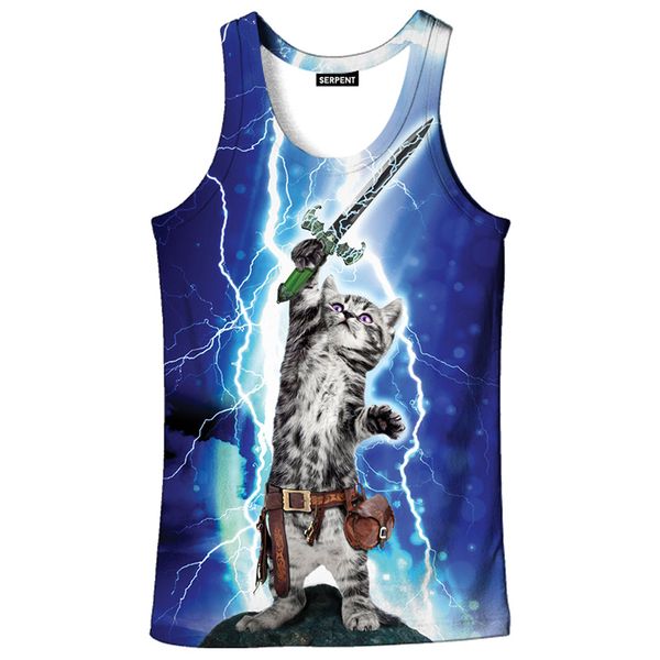 cloudstyle 2018 new novelty harajuku men 3d tank summer cat knight thunder 3d print funny vest cool singlet bodybuilding, White;black
cloudstyle 2018 new novelty harajuku men 3d tank summer cat knight thunder 3d print funny vest cool singlet bodybuilding, White;black