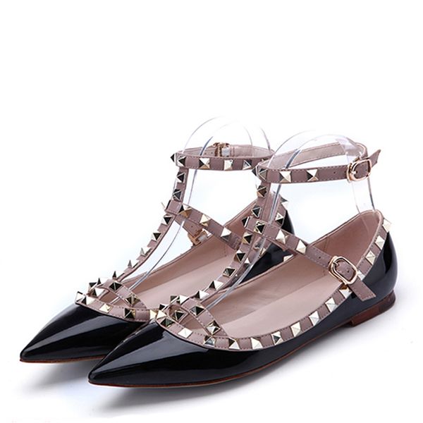 Весна Натуральная Кожа Заклепки Повседневная Комфорт Плоские Туфли Женщина Типа
Весна Натуральная Кожа Заклепки Повседневная Комфорт Плоские Туфли Женщина Типа