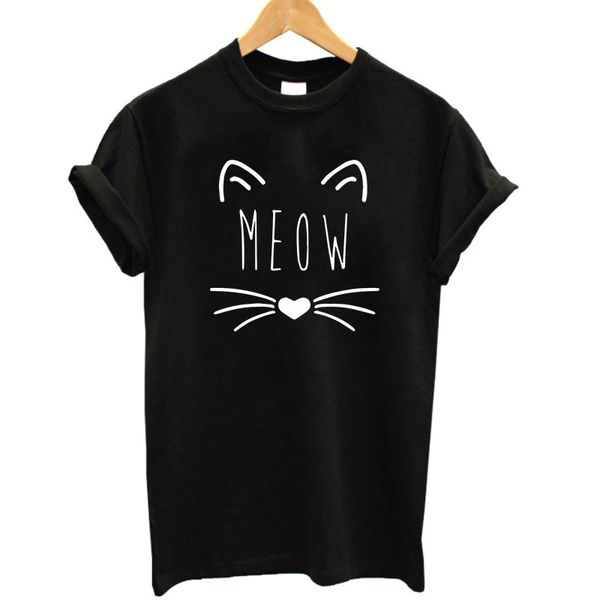 wholesale-2017 women t-shirt short sleeve friend girls t shirt 2017 lovely cat print cotton tshirt, White
wholesale-2017 women t-shirt short sleeve friend girls t shirt 2017 lovely cat print cotton tshirt, White