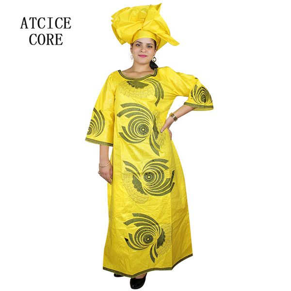 african bazin riche long dresses with scarf embroidery a042#, Red 
african bazin riche long dresses with scarf embroidery a042#, Red