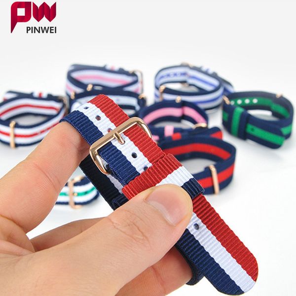 pinwei 18mm 20mm army sports nato fabric nylon watch band rose gold buckle belt watch strap canvas lovers men women watchbands, Black;brown
pinwei 18mm 20mm army sports nato fabric nylon watch band rose gold buckle belt watch strap canvas lovers men women watchbands, Black;brown