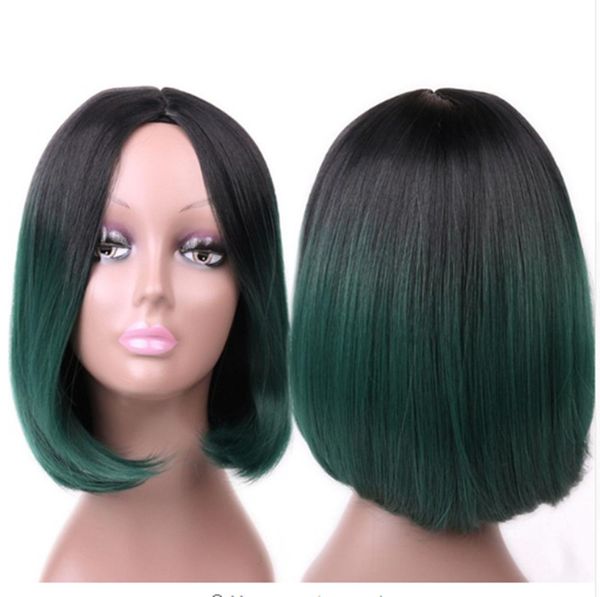 wig short straight synthetic wigs for black women african american bob wig shoulder length ombre grey purple green 9 colors
wig short straight synthetic wigs for black women african american bob wig shoulder length ombre grey purple green 9 colors