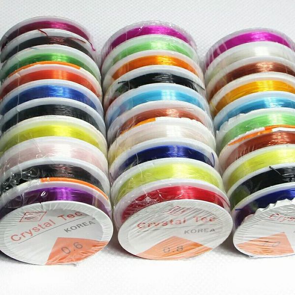 10pcs colorful crystal beading stretch elastic line diy beading wire jewelry making string cord sturdy diy craft 0.8mm, Black;white
10pcs colorful crystal beading stretch elastic line diy beading wire jewelry making string cord sturdy diy craft 0.8mm, Black;white