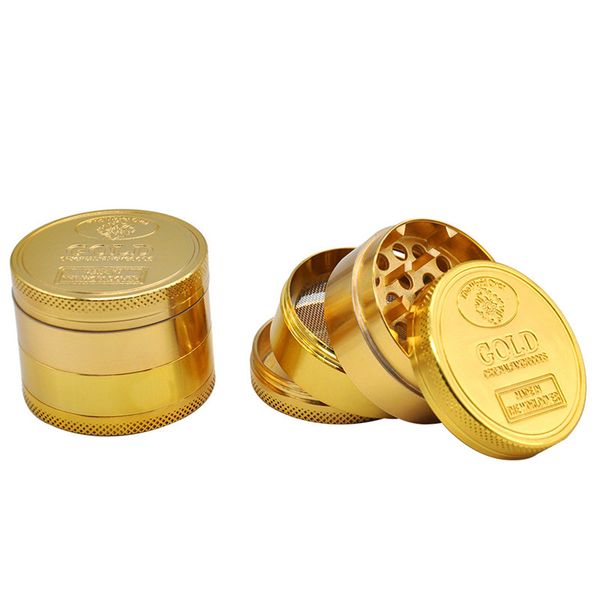 Gold Coin Grinder Zinc Alloy 40 MM/50 MM 4 Layer Metal Herb Grinder With Diamond Teeth Tobacco Miller Spice Crusher c738
Gold Coin Grinder Zinc Alloy 40 MM/50 MM 4 Layer Metal Herb Grinder With Diamond Teeth Tobacco Miller Spice Crusher c738