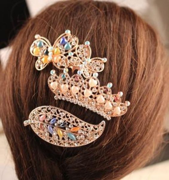 gorgeous hair comb- rosegold hair pieces cz stone flower , butterfly head pieces mixed lot hair comb, Golden;silver
gorgeous hair comb- rosegold hair pieces cz stone flower , butterfly head pieces mixed lot hair comb, Golden;silver