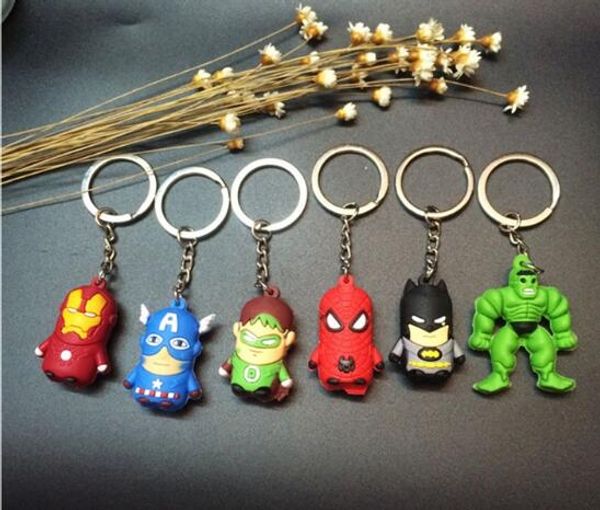 the avengers figures keychain toys batman superman iron man thor spiderman captain america pvc toys pvc pendants cartoon key chains
the avengers figures keychain toys batman superman iron man thor spiderman captain america pvc toys pvc pendants cartoon key chains