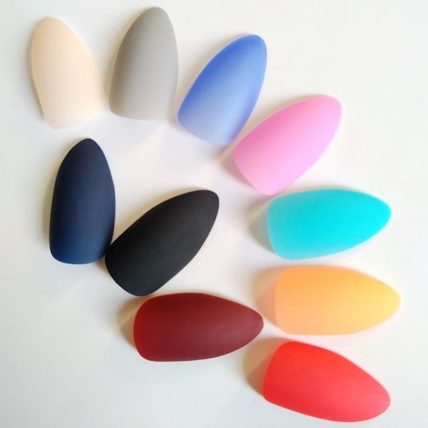 12 colors matte surface fake nail black wine red pink false nail soft stiletto diy manicure tool, Red;gold
12 colors matte surface fake nail black wine red pink false nail soft stiletto diy manicure tool, Red;gold